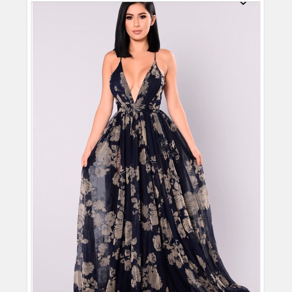 Limited edition mesh floral maxi